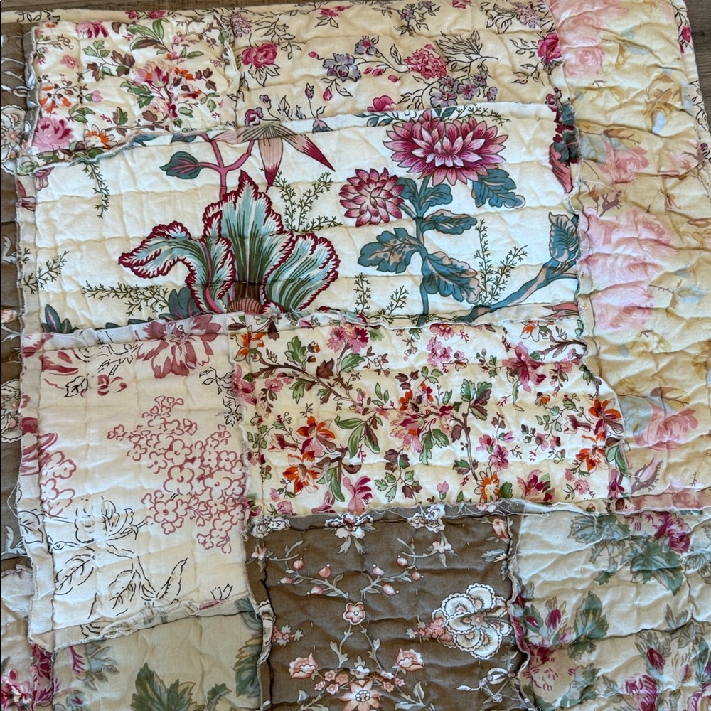 Pottery Barn patchwork King Sham - Picture 2 of 5